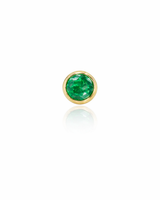 TSAVORITE GOLD STUD EARRING