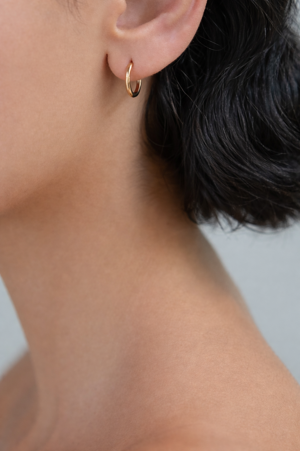 PLAIN HOOP EARRINGS