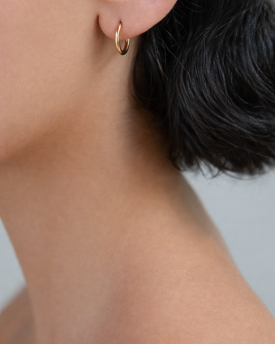 PLAIN HOOP EARRINGS