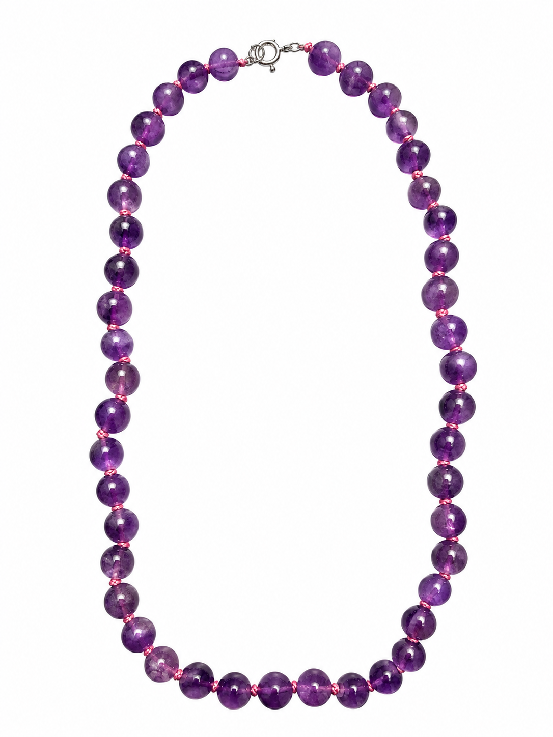 AMETHYST ROUND BEAD CHILDREN'S NECKLACE