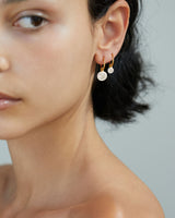 GOLD CRYSTAL 4MM DROP EARRING