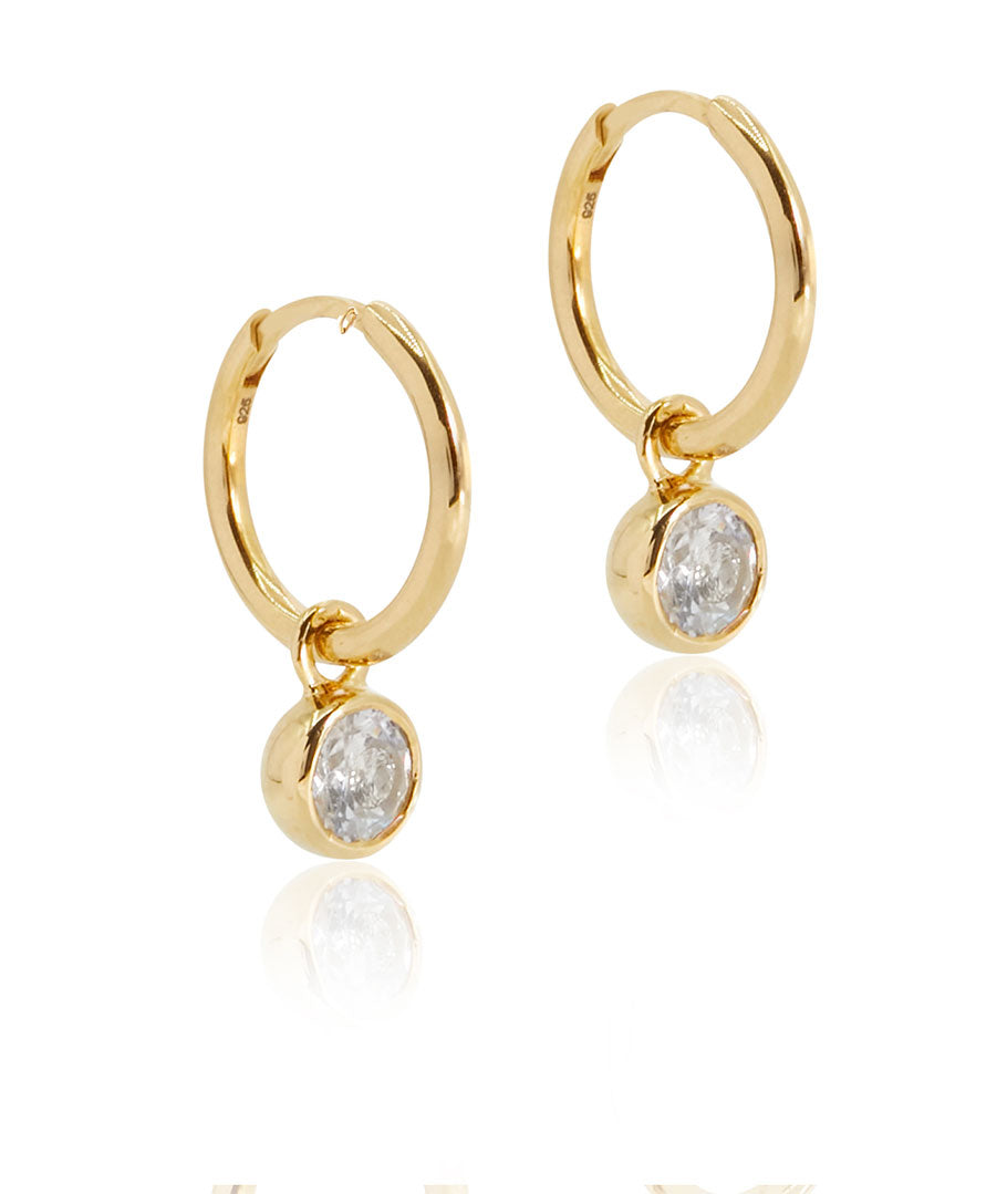 ZIRCON DROP EARRINGS