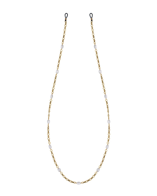 QUARTZ CRYSTAL GLASSES CHAIN