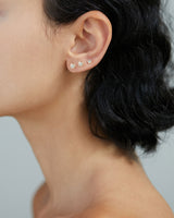 10KT GOLD 3MM DIAMOND SINGLE STUD EARRING