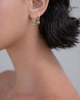 QUARTZ CRYSTAL TEARDROP EARRINGS