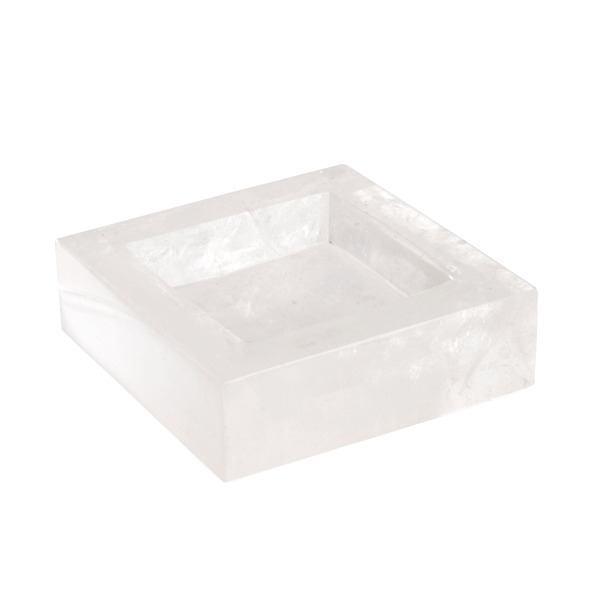 QUARTZ CRYSTAL TRINKETS DISH