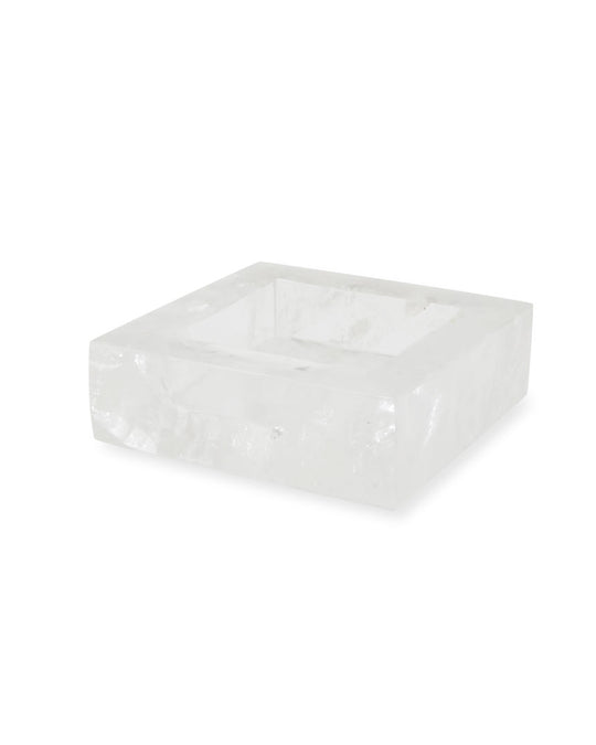 QUARTZ CRYSTAL TRINKETS DISH
