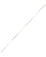 WHITE TOPAZ CHAIN ANKLET