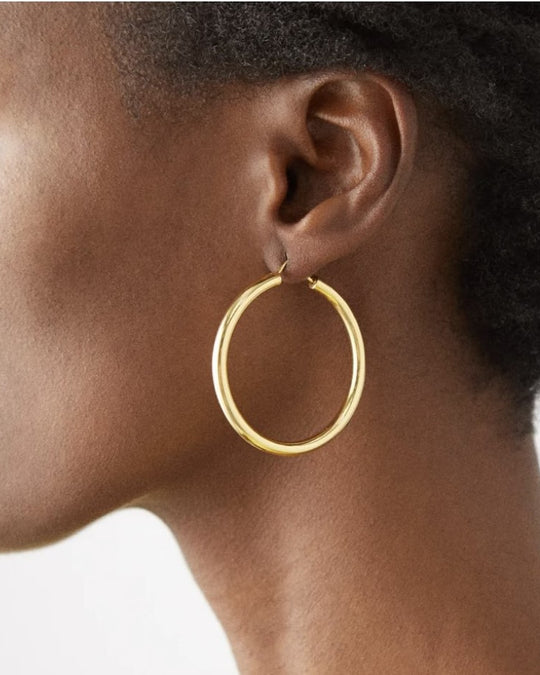 LARGE GYPSY HOOP EARRINGS