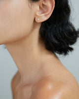 10KT GOLD 3MM DIAMOND SINGLE STUD EARRING