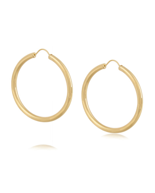 LARGE GYPSY HOOP EARRINGS